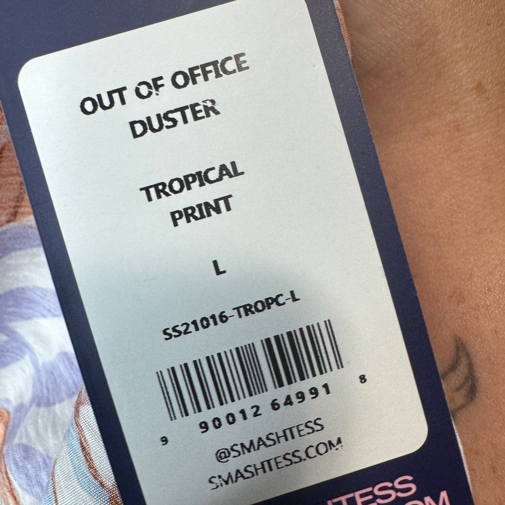 Smash + Tess Out of Office Duster Tropical Print - Picture 6 of 14